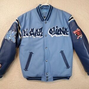 Veezo Wear North Carolina All Star Champions League 03 Bomber Jacket Size Medium